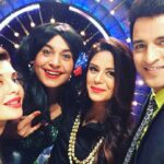 Mona Singh Instagram – #jhalakmania #jhalakishot #jacqueline #ganeshhegde #chutki #shopkeeper #fun #evening #filmcity #instapic #insta #instaart