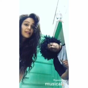 Mona Singh Instagram - soooooooo muchhhh funnnnn @gauravgera #dubsmash #tamil #crazytimes @nd010170