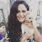 Mona Singh Instagram - pupppy loveeeee #amore #cottoncandy #fur #love