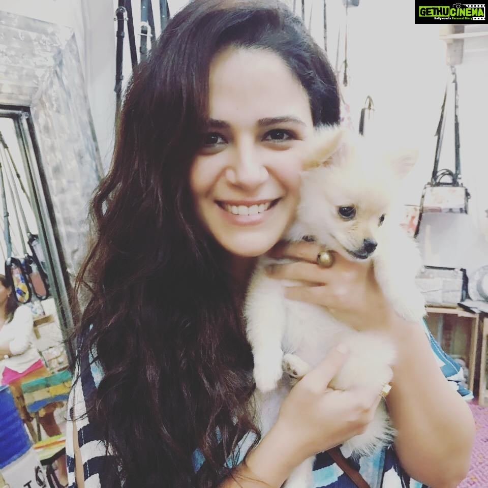 Mona Singh Instagram - pupppy loveeeee #amore #cottoncandy #fur #love