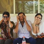 Mona Singh Instagram - #happybirthday @ridhima1907 #crazyeyes #crazytimes #threeamigos #threemusketeers #threescompany #livelaughlove #crazypeople #lifeistobelived #blessed #friends #forever #angels