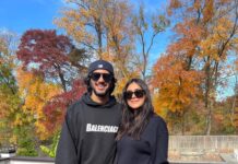 Mrunal Thakur Instagram - Reunited in 🇺🇸 #sitaramam @dqsalmaan