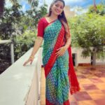 Nakshathra Nagesh Instagram – #beingsaraswathy ❤️ #grateful

Wearing @srinivi_collectionz