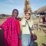 Nakshathra Nagesh Instagram - A trip to #MasaiMara isn’t complete without a visit to the Masai village. 🇰🇪 @pickyourtrail @sarova_hotels #NakshathraInKenya #TheSarovaExperience #SarovaCares #PickYourTrail #UnwrapTheWorld