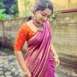 Nakshathra Nagesh Instagram - Jewellery @new_ideas_fashions Saree @mayurika_thefreshfashion Blouse @abarnasundarramanclothing #beingsaraswathy #tamizhumsaraswathiyum #comingsoon