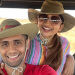 Nakshathra Nagesh Instagram - Our second stop in Kenya #ShabaNationalReserve was everything we had in mind and more! We spotted 4 out of #TheBigFive in one park 🥳 and the staff at @sarova_hotels made us feel like we were at home. If you ever visit Kenya, do not miss this reserve. ❤️ and for now, hope you enjoy our safari 😁 @pickyourtrail #NakshathraInKenya #TheSarovaExperience #SarovaCares #PickYourTrail #UnwrapTheWorld #Favouritesong