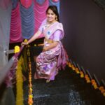 Nandita Swetha Instagram - Ok as requested some pics are here☺️☺️☺️ Saree & Blouse from @omsai_pattusarees Clicked by @pkstudiophotography . . #saree #pinksaree #traditional #homely