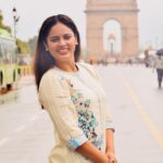 Nandita Swetha Instagram – My smile says it all❤️❤️
.
#indiagate #delhi #explore