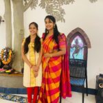 Navya Nair Instagram - Started my new classes on this auspicious day to the selected students for MAATHANGI .. A proper inauguration will be done at a later stage , where a lot more students can enroll , but I am cutting down on numbers as of now , just to have more focus .. May lord Ganesha and Nataraja bless all of us and these children for a bright future .. For me , this moment is so important , as my guru Manu Master asked me to start teaching , a new phase of my life as a teacher ( i dont call myself guru , am not there yet ) .. I wish and I pray that I could transfer whatever is been taught by my Guru’s to all my students in the purest form as I could .. I wish I could do justice to this art form .. Thanking almighty , gratitude 🙏🏻🙏🏻🙏🏻 And to my dear students , be whatever your age , just have trust on me .. I am there for your ultimate success through whatever ways I can 🙏🏻🙏🏻🙏🏻 #tanjorebani #newbeginnings #vidyarambham #lokasamsasthasughinobhavandu #danceislife #danceitout #bharatanatyam #bharatanatyam