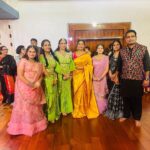 Navya Nair Instagram - Some random ❤️❤️❤️ #kalyannavaratri Had such a wonderful navaratri evening with kalyan group .. sharing some photos of happiness .. thank u Ramesh Kalyan for the invite .. Am so happy that i could make it this time .. What an array of bomma kollus .. blissful .. felt @ home .. The whole family’s hospitality and humility 🙏🏻🙏🏻🙏🏻 #kalyannavarathri #bommakollu #navaratri #rejoining #blisfullnight #firstofakind #gratitude #godisgreat Muh @sijanmakeupartist Styling @sabarinathk_ Jewellery @meralda.jewels Blouse @bloom_by_priyanka @habits_18422