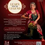 Navya Nair Instagram - Maathangi by Navya , announcing the weekend workshop with dance exponent Smt : Priyadarshini Govind on December 3rd and 4th , from 9 am to 5pm , at Maathangi School of Performing Arts Foundation . We can accomodate a maximum of 50 members for the workshop , so please register at the earliest . Only senior students and dance teachers can attend the workshop . The artiste will be teaching a Varnam (maathe malayadwaja , Kamas varnam ) , the audio and video will also be provided . For workshop registration contact : 9446595530 #bharatanatyam #learnwiththelegends #varnam #gratitude #purposeoflife #loveeveryone #love