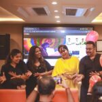 Navya Nair Instagram – Thanking everyone for the bday wishes .. sharing my lil happiness with you all .. kanna @rahulr36 , the cake was so yummy and so so thoughtful , @themistledough , u rocked it this time too .. thanking almighty , thanking my people who had joined with me 🤗 more pics yet to come .. spread happiness , be happy ..
#bdaypics #gratitude #thankingalmighty #momandson #family #godislove Grand Hyatt Kochi Bolgatty