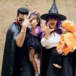 Neha Dhupia Instagram – How much #halloween is too much #halloween 👻🕷️🎃🧛‍♀️ … thank you for the trucks and treats … #alwaysascending 😍