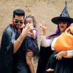 Neha Dhupia Instagram - How much #halloween is too much #halloween 👻🕷️🎃🧛‍♀️ … thank you for the trucks and treats … #alwaysascending 😍