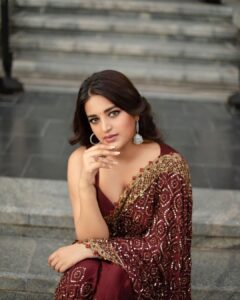Nidhhi Agerwal Instagram - Beauty lies in the eyes of the beholder, November is here, it's getting colder. 
.
Promotions for #KalagaThalaivan 🥇