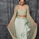 Niharika Konidela Instagram - 💫 . Outfit - @couturebyniharika Jewellery- @houseofqc Styled by- @ashwin_ash1 @hassankhan_3 Asst by- @kajjam_avinash HMU- @ronan_mili Clicked by- @arifminhaz