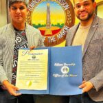 Nikhil Siddhartha Instagram - An Honour from the MAYOR OF NEW JERSEY Edison @mayorsamjoshi For The Success of #karthikeya2 ❤️