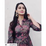 Nikita Dutta Instagram - #Repost @idivaofficial with @get_repost ・・・ Stunner @nikifying in a @labelritukumar outfit and @labels_and_love_official earrings! 🌟 .We have something very exciting coming up so stay tuned! 😏 Times Internet Udyog Vihar
