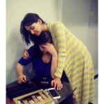 Nikita Dutta Instagram - The meaning to “my everything” in my dictionary. Happy birthday mommy dearest. ❤️🦄 @alka.dutta16 P.S. - the last picture says all about what I do to her 😛🙊