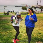 Nikita Dutta Instagram - Being a complete owl. The sister seems amused. 🦉☺️ #JustSisterThings #VacationVibing Fisherman's Wharf