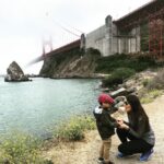 Nikita Dutta Instagram - This tiny tot making this pretty frame complete ❤️ #ObsessedAunt #touristythings Golden Gate Bridge