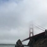 Nikita Dutta Instagram - Child, what is the coolest thing you think you did on this vacation? Me: #RanAcrossTheGoldenGateBridge 😬😬 Wouldn’t have missed a chance to do this for anything. Though the weather conspired enough to make it as adventurous as possible, but loved every bit of this experience. 😇😇 #BornToRun #RanWithTheClouds #GoldenGateBridge #TouristyThings #VacationJustified Golden Gate Bridge North Vista Point