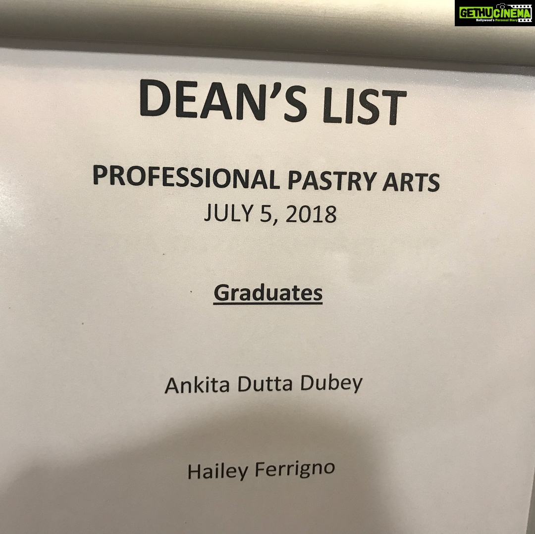 Nikita Dutta Instagram - Congratulations @ankitaduttadubey As you graduate with your hard earned chef cap, you have made a huge bunch of us proud today. Here is to baking your way ahead in life 🥂❤️🤗 #PastryChef #Newbie #Graduate #BakerAlert #NaanBai