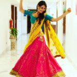 Nikita Dutta Instagram - Colour and bling It’s a twirling thing ✨💫 Outfit: @preyalamisha Photo credits: @samson_kosana_photography