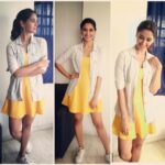 Nikita Dutta Instagram - Less Friday, more summer #YellowMakesDramaNoMelo Styled by @jaferalimunshi Make up and hair @shibu_shimmer