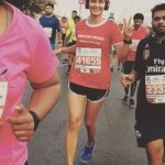 Nikita Dutta Instagram - Somewhere midway, keeping the spirits high and smiling because there was no option ! #CaughtInTheAct #HalfMarathon #TMM2018 #21km #WeAreAllBornToRun
