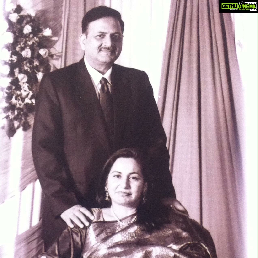 Nikita Dutta Instagram - Only if adopting your own parents was allowed! You guys have achieved successful 32 years and a promotion from parents to grand parents. Congratulations and happy anniversary my children! 🤗❤️ @alka.dutta16 @akdutta59