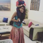 Nikita Dutta Instagram - The only one with a license to get to my head. #ObsessedAunt #BabyShenanigans @ankitaduttadubey @alka.dutta16 @akdutta59
