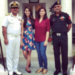 Nikita Dutta Instagram - Proudly parked between the real heroes Rear Admiral AK Dutta and Major General SK Dutta. You men have given this family infinite pride and honor. We the next generation strive to match up to your achievements. Salute you daddy and Chachu. #ArmedForces #IndianNavy #IndianArmy #MilitaryInTheBlood #PrideAndHonor
