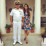 Nikita Dutta Instagram - Proudly parked between the real heroes Rear Admiral AK Dutta and Major General SK Dutta. You men have given this family infinite pride and honor. We the next generation strive to match up to your achievements. Salute you daddy and Chachu. #ArmedForces #IndianNavy #IndianArmy #MilitaryInTheBlood #PrideAndHonor