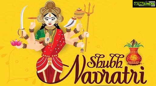 Nikita Dutta Instagram - May she bless us all. Happy navratri! #JaiMataDi #GoodOverEvil 😇🙏