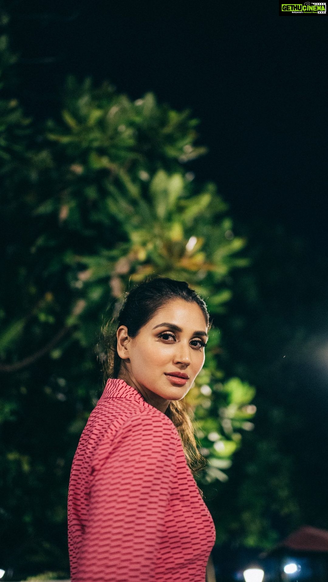 Nikita Dutta Instagram - Adding a little pink to the night sky. 🌸 🌳 . . 📸: @bharat_rawail Styled by @jaferalimunshi Outfit: @lstsoles Shoes: @louboutinworld HMU: @mitavaswani