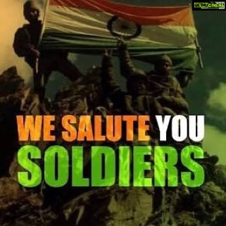 Nikita Dutta Instagram - No gratitude and praise is enough for our bravehearts. #KargilVijayDiwas #JaiHind 