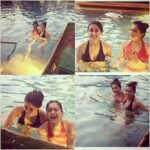 Nikita Dutta Instagram - Killing the food coma by jumping into the pool wasn't a bad idea at all. #PerfectGetAway #WeekendStories