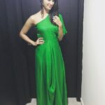 Nikita Dutta Instagram - Going green on Day 2 at the tiens business seminar. Wardrobe by @preyalamisha, styling by @jaferalimunshi Aston Denpasar Hotel & Convention Center