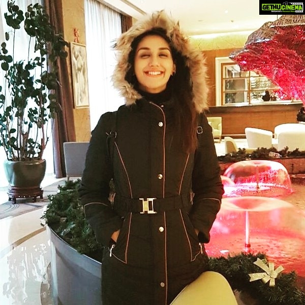 Nikita Dutta Instagram - The "it's cold but give me some ice cream" face. #ThrowBack #ChinaDiaries #TakeMeBack Tianjin, China