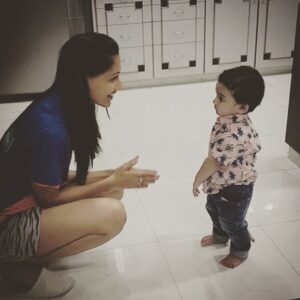 Nikita Dutta Instagram - Shaurya Oliver Dubey, As you turn 2 today I must tell you, You my friend have got my parents to love you more than they love my sister and me. And that is suppose to make me not like you. But... you manage to make each of us smile even at our worst. So that makes you awesome. (Just like your massi) Happy birthday buddy. #BoyTurnsTwo #OlliePollie #ObsessedAunt Pali Hill, Bandra