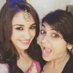 Nikita Dutta Instagram – When your creative head gets excited. Let’s say a little too excited! @tarunima4u #OnScreenWedding #ShootShenanigans #EkDujeKeVaaste