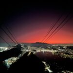 Nikita Dutta Instagram - This capture deserves all the attention. It was clicked during sunset around 6pm at the sugar loaf mountain. You can see the christo redentor shinning white on top. The next time I see the sky red in a painting, I know it is a real thing. Absolutely gorgeous 🌅 ♥️ Pão De Açucar - Sugar Loaf Mountain