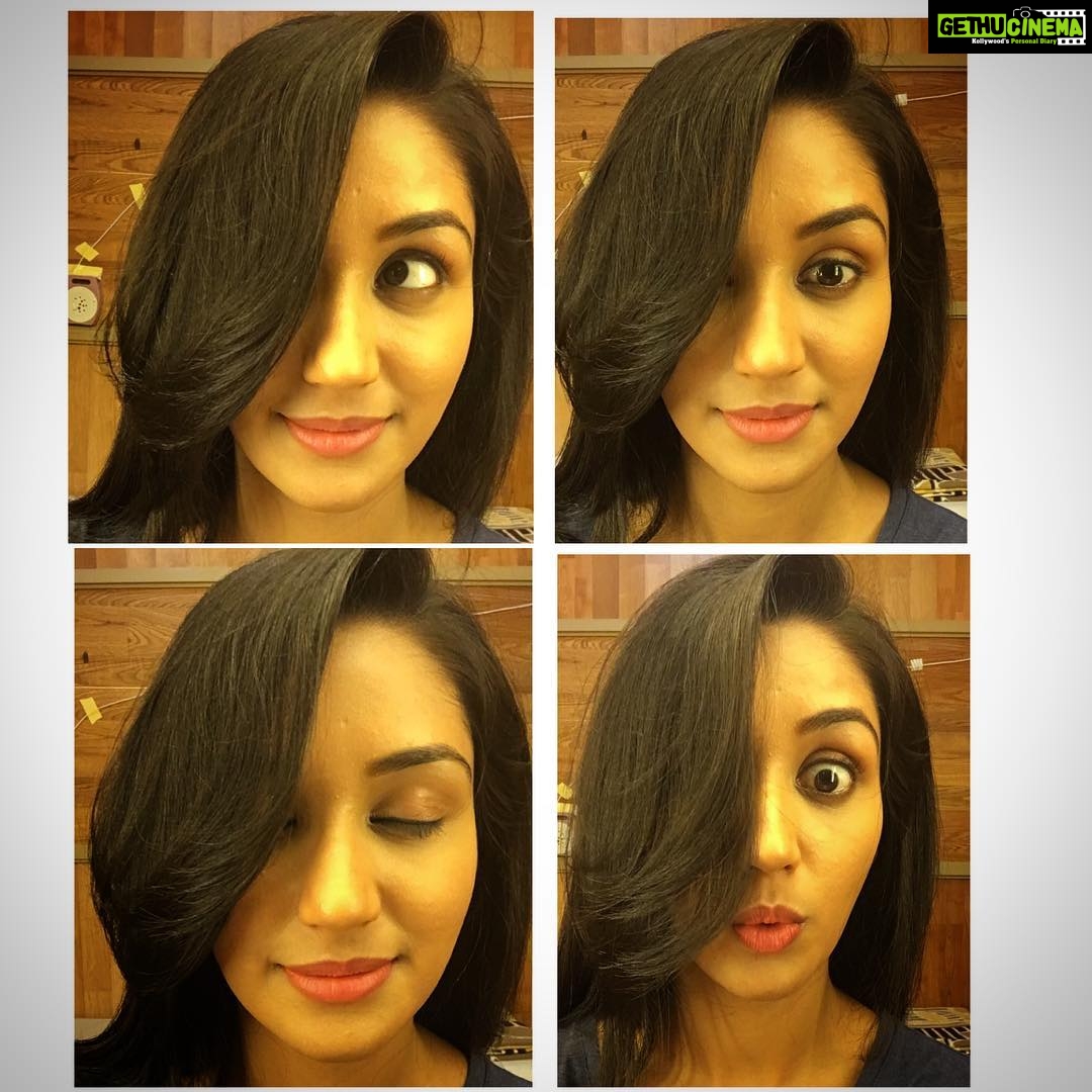 Nikita Dutta Instagram - My hair dresser seemed super proud of her blow drying skills and insisted on taking a picture. #RandomMuch #MakeUpRoomShenanigans #ekdujekevaaste SJ Studios