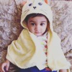 Nikita Dutta Instagram - When cuteness multiplied itself with infinity #TooCuteForHumanity #OlliePollie #BabyInBabyTowel