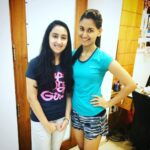 Nikita Dutta Instagram - When morning starts with meeting an adorable fan! #GoodVibes #PostWorkout The Pilates Studio