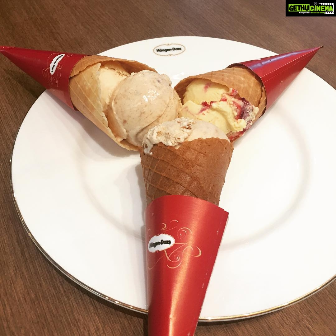 Nikita Dutta Instagram - A sweet good bye it seems. #haagendazs #RandomScenes #DreamGirlDiaries Haagen Dazs