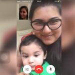 Nikita Dutta Instagram - Selfie with the sister and the nephew! fifteen days to go till this happens in real #CountingDays #CannotWait