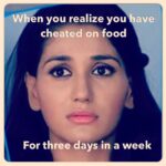 Nikita Dutta Instagram - When cheat day turns into cheat days this week. 🙈 #NotCool #TooMuchHolidayEating #SelfMeme