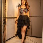 Nikita Dutta Instagram - A little bling and a little black 💫🖤 . . . . For @fablookmagazine Founder & styled by @milliarora7777 Styled by @mitushigupta Mua @wasimmakeupartist Hair @sunny_hairr Wearing @trichaofficial_ Heels @pabishfootwears Shot by @tanmaymainkarstudio Location @westinmumbaipowai